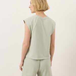 Alternative view of Organic Cotton Lounge Set with Sleeveless Top and Shorts